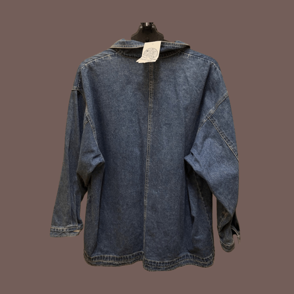 Carole Little Denim Jacket | Patchwork Embroidery | Size 12 | Vintage - Picture 2 of 6